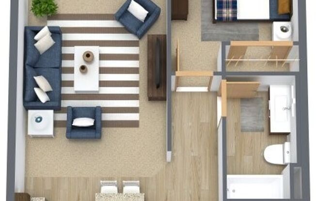 1 bed, 1 bath, 730 sqft, $1,540, Unit 116