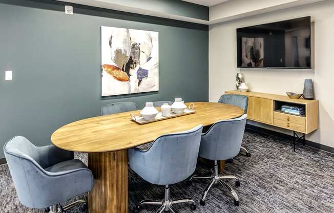 Meeting room  at The Westline at Flanagan Lake in Omaha, NE