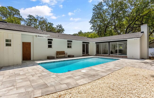 Charming single-story brick home