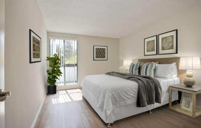 Bedroom at Rose Apartments, Los Angeles, 90034