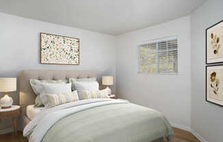 Bedroom with Hard Surface Flooring