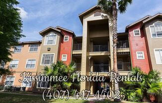 Beautiful 3rd floor Condo with 2 bedrooms and 2 baths in the heart of Kissimmee