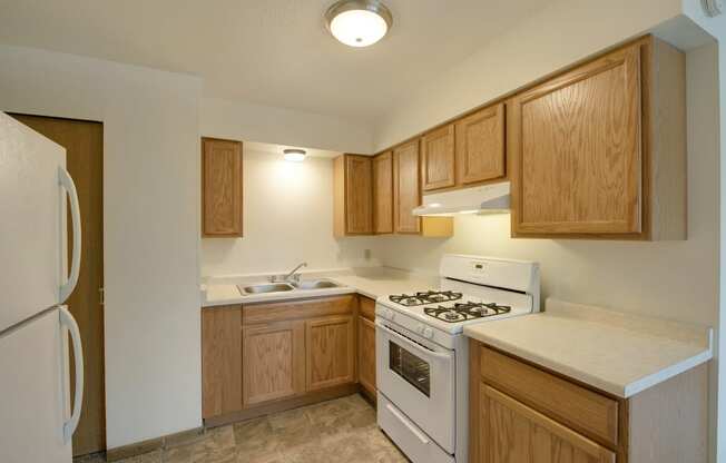 Northeast Villas Apartments in Fridley, MN Gas Range