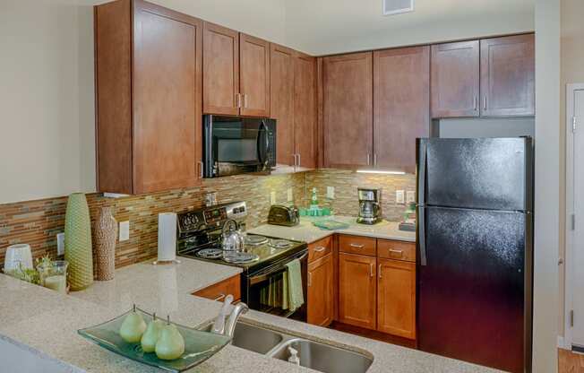 Dakota Ridge kitchen Apartments for Rent Williston, ND