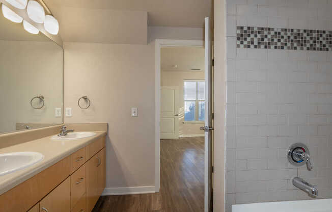 Bathroom with Double Vanity