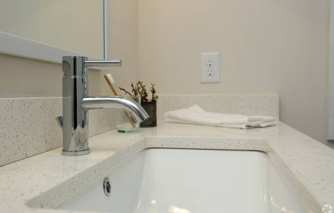 Quartz Bathroom Countertops Phase 1 at Link Apartments® Mixson, North Charleston, SC