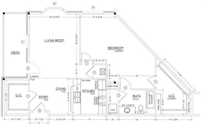 1 bed, 1 bath, $1,275