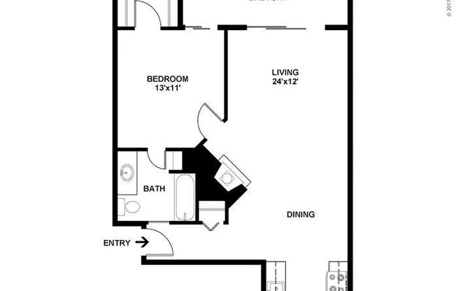1 bed, 1 bath, 692 sqft, $1,185