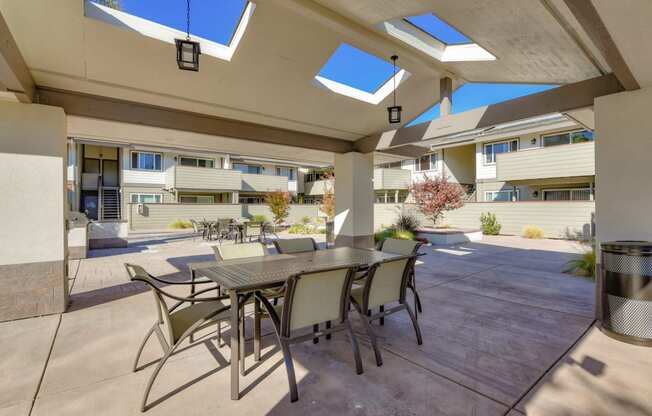 Outdoor Lounge Area at Balboa, California