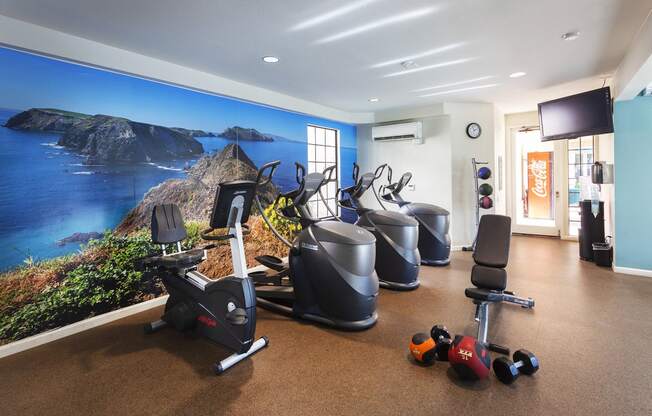 Cardio Equipment t Cypress Point Apartment , Ventura, California