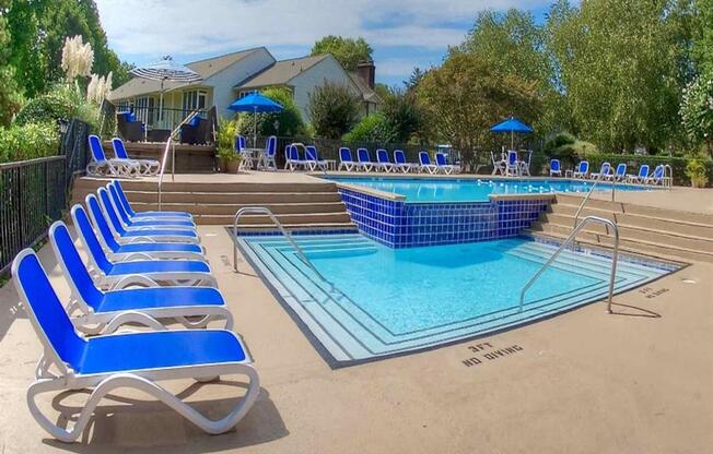 Beautiful pool and sundeck  at Huntington Apartments, Morrisville, 27560