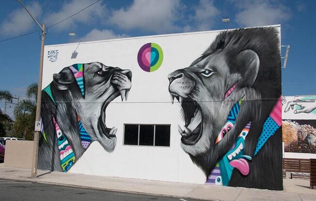 art on neighborhood  building