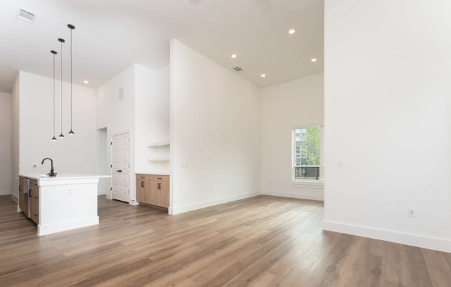 Living Room with Hard Surface Flooring