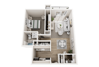 1 bed, 1 bath, 850 sqft, $1,410