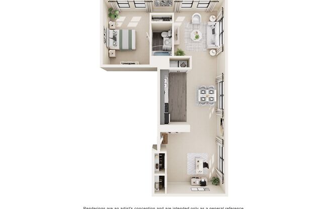 1 bed, 1 bath, 1,250 sqft, $1,375, Unit 301