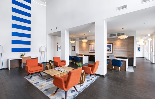 Burnet Flats Leasing Lobby