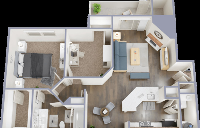 1 bed, 1 bath, 911 sqft, $1,458