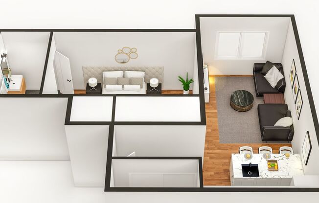 1 bed, 1 bath, 500 sqft, $1,399, Unit 205