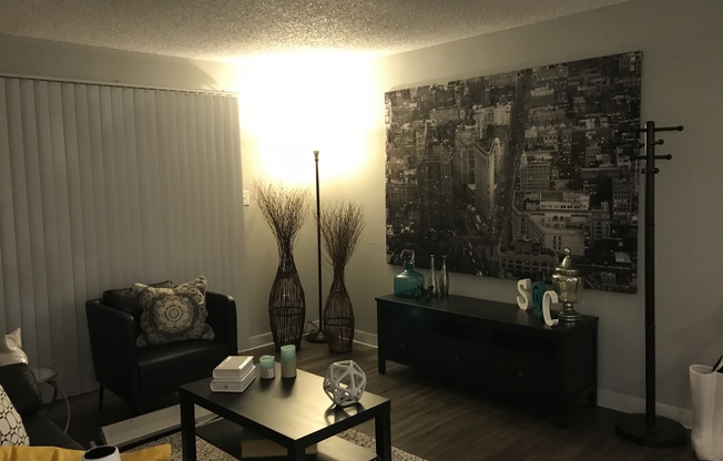 Luxurious Living Room | 1 Bedroom Apartments Sacramento Ca | The Confluence