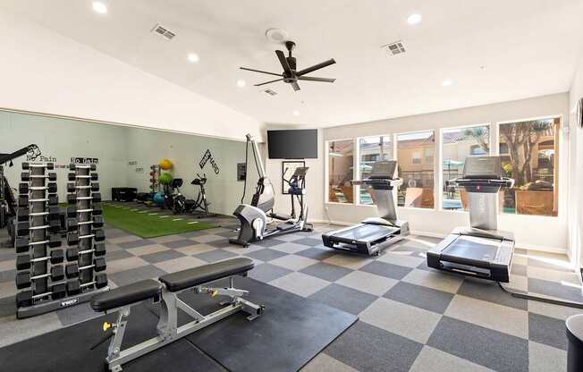 24-hour fitness center - Arrowhead Landing Apartments