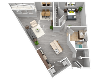 1 bed, 1 bath, 914 sqft, $1,610