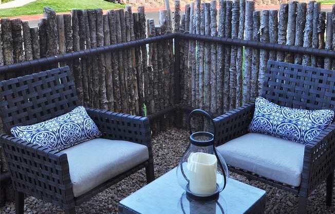 Downtown Santa Fe Apartments with private pet friendly patios