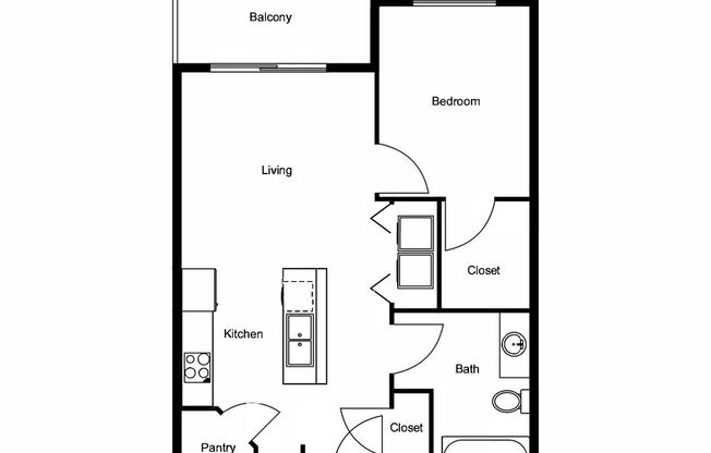 1 bed, 1 bath, 602 sqft, $1,400, Unit 2987-158