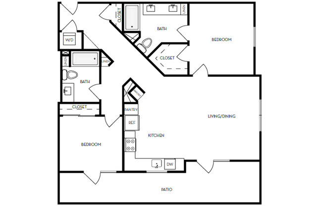 2 beds, 2 baths, 1,135 sqft, $4,529