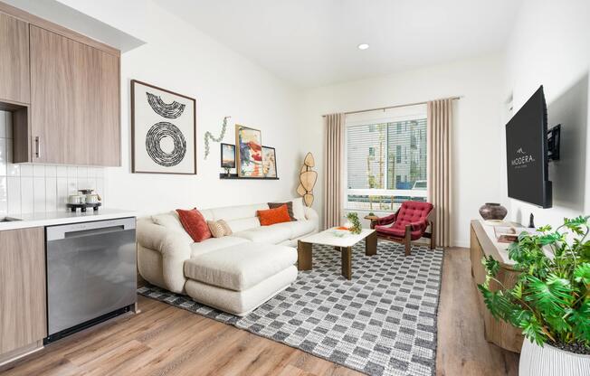 Spacious living areas feature open-concept layouts, abundant natural light, and contemporary finishes designed for everyday comfort and style.