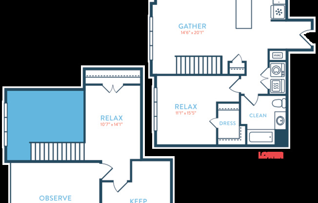 1 bed, 1 bath, 1,246 sqft, $3,611