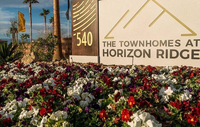 The Townhomes at Horizon Ridge Apartments Exterior Sign Henderson, Nevada
