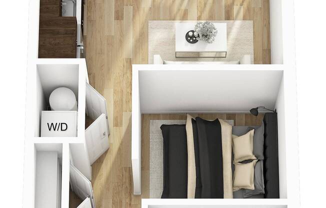 Studio, 1 bath, 556 sqft, $1,478