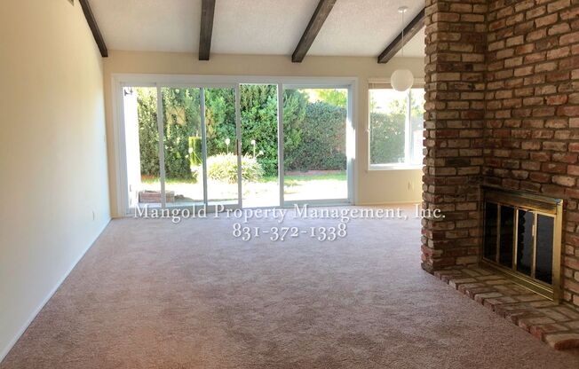 Spacious 3-Bed 2-Bath Home in South Salinas Neighborhood with Large Fenced Yard and Fireplace