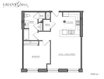 1 bed, 1 bath, 711 sqft, $2,145