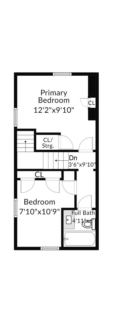 2 beds, 1 bath, $1,595