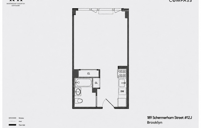 Studio, 1 bath, $3,395, Unit 12J