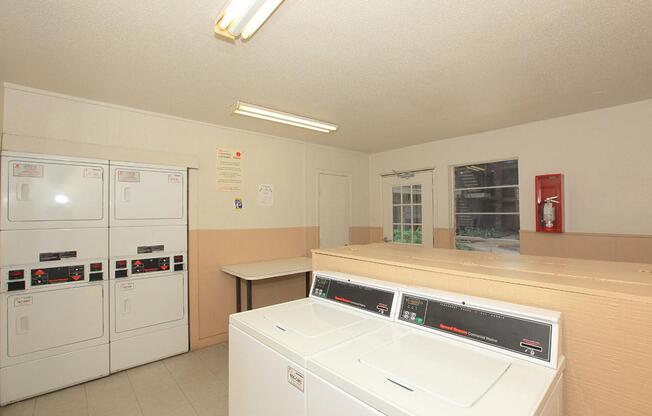 CONVENIENT ON-SITE LAUNDRY FACILITY