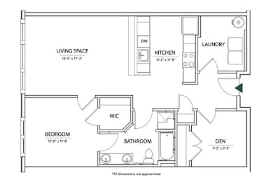 1 bed, 1 bath, 930 sqft, $2,009