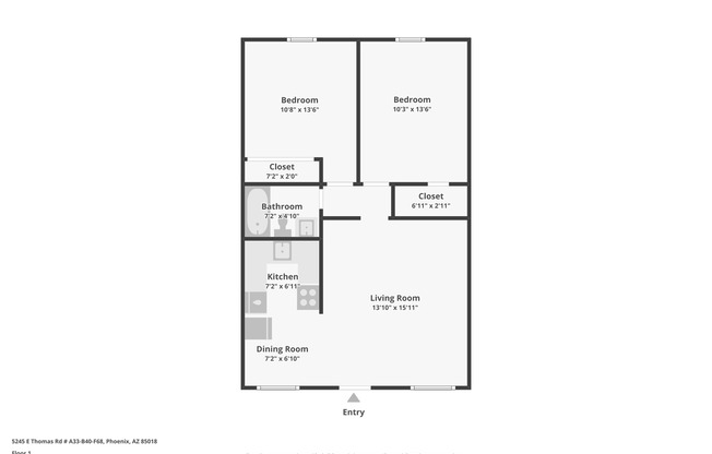 2 beds, 1 bath, 748 sqft, $1,649, Unit E67
