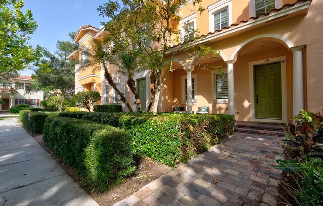 FULLY FURNISHED SEASONAL RENTAL 3 BED 2.5 BATH TWO STORY TOWNHOUSE IN THE HEART OF JUPITER