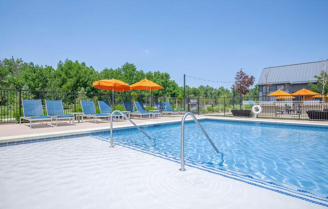 a large pool of water