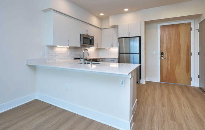 Living Room with Hard Surface Flooring