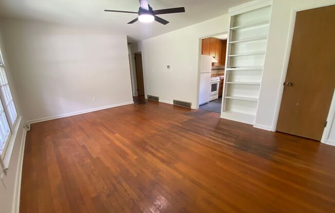 Charming 3-Bed Rental Home with Wood Floors & Serene Backyard!