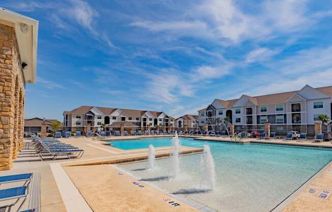 Sparkling Pool at Parkside Grand Apartments in Pensacola, FL