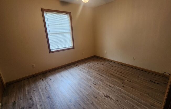 2 Bed 2 Bath Duplex with Stained Concrete and Vinyl plank flooring