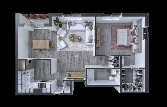 1 bed, 1 bath, 960 sqft, $1,925, Unit 65-A12