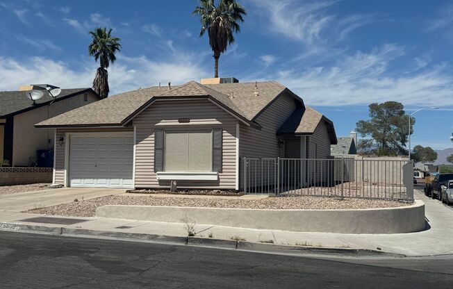 Single story home, 3br, 2bath, 1cg