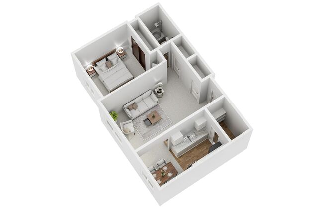 1 bed, 1 bath, 700 sqft, $760, Unit 4530-27