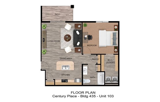 1 bed, 1 bath, $1,240, Unit APT 201