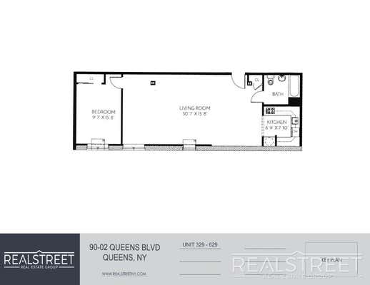 1 bed, 1 bath, $2,800, Unit 620